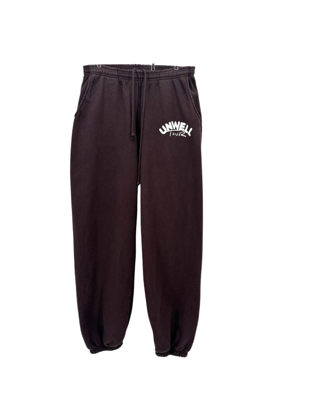 Unwell Tour Call Her Daddy Womens Medium Sweatpants Joggers Brown Thick